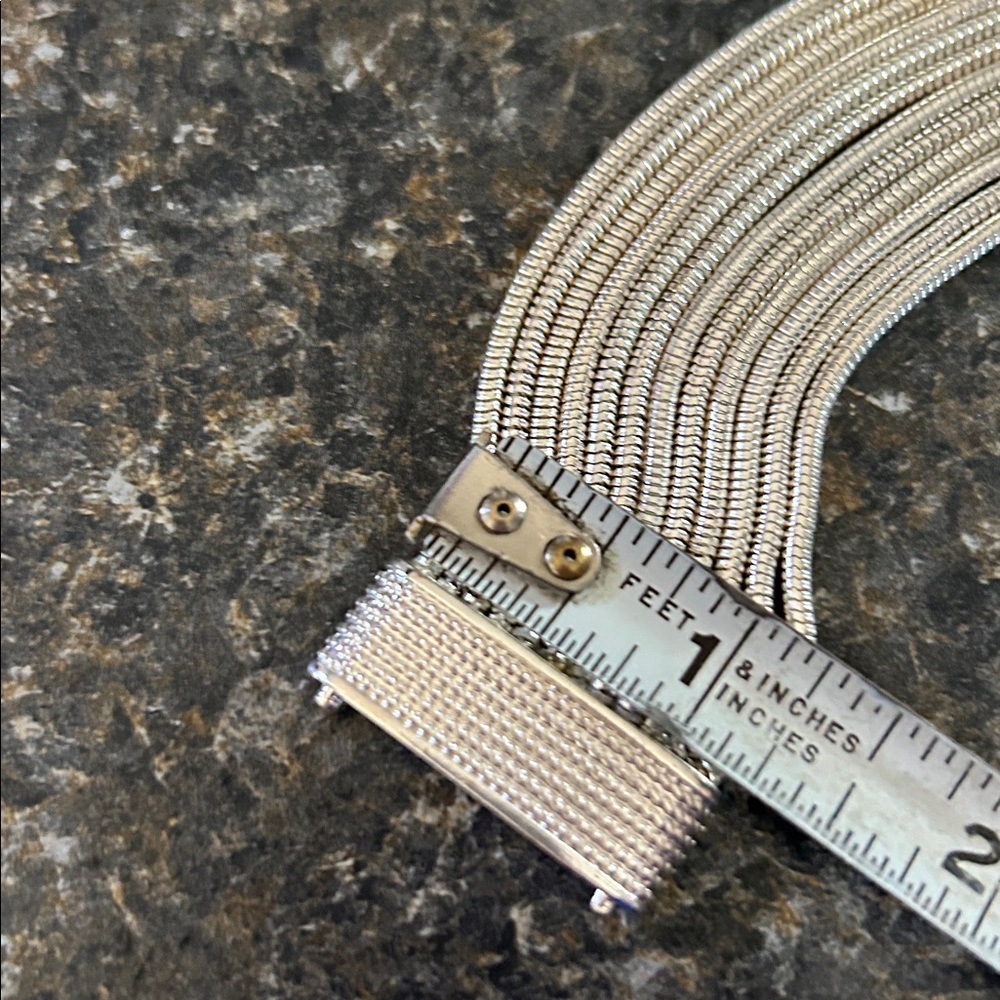 Silver Multi-Strand Bracelet - Picture 4 of 5